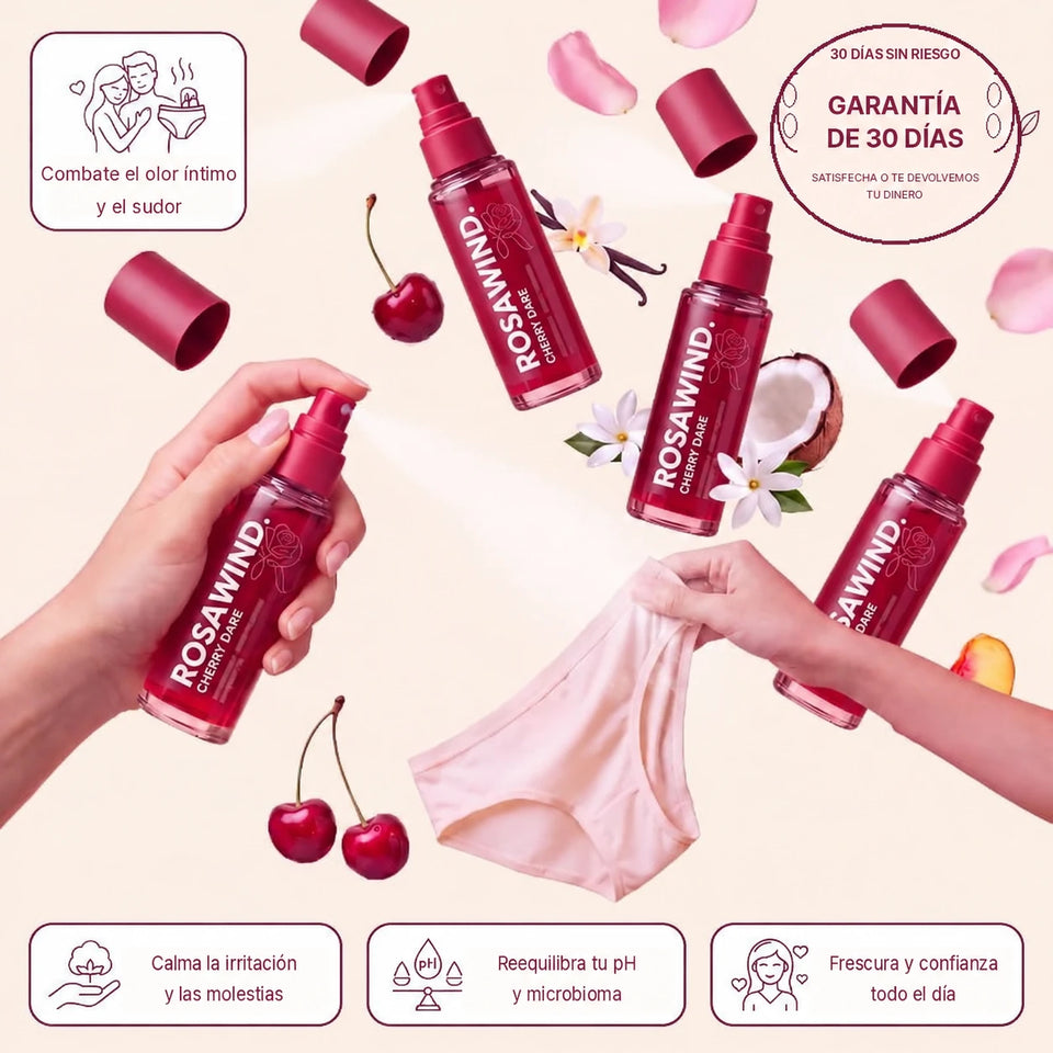 ROSAWIND | SPRAY INTIMO PREBIOTICO ANTIOLOR PARA MAYOR CONFORT